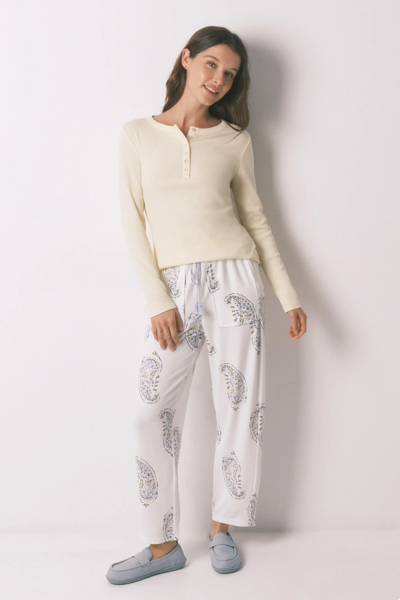Yellow cotton long sleeve T-shirt - Image 4