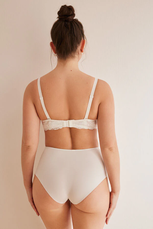 White tulle high waist shaping panty - Image 3