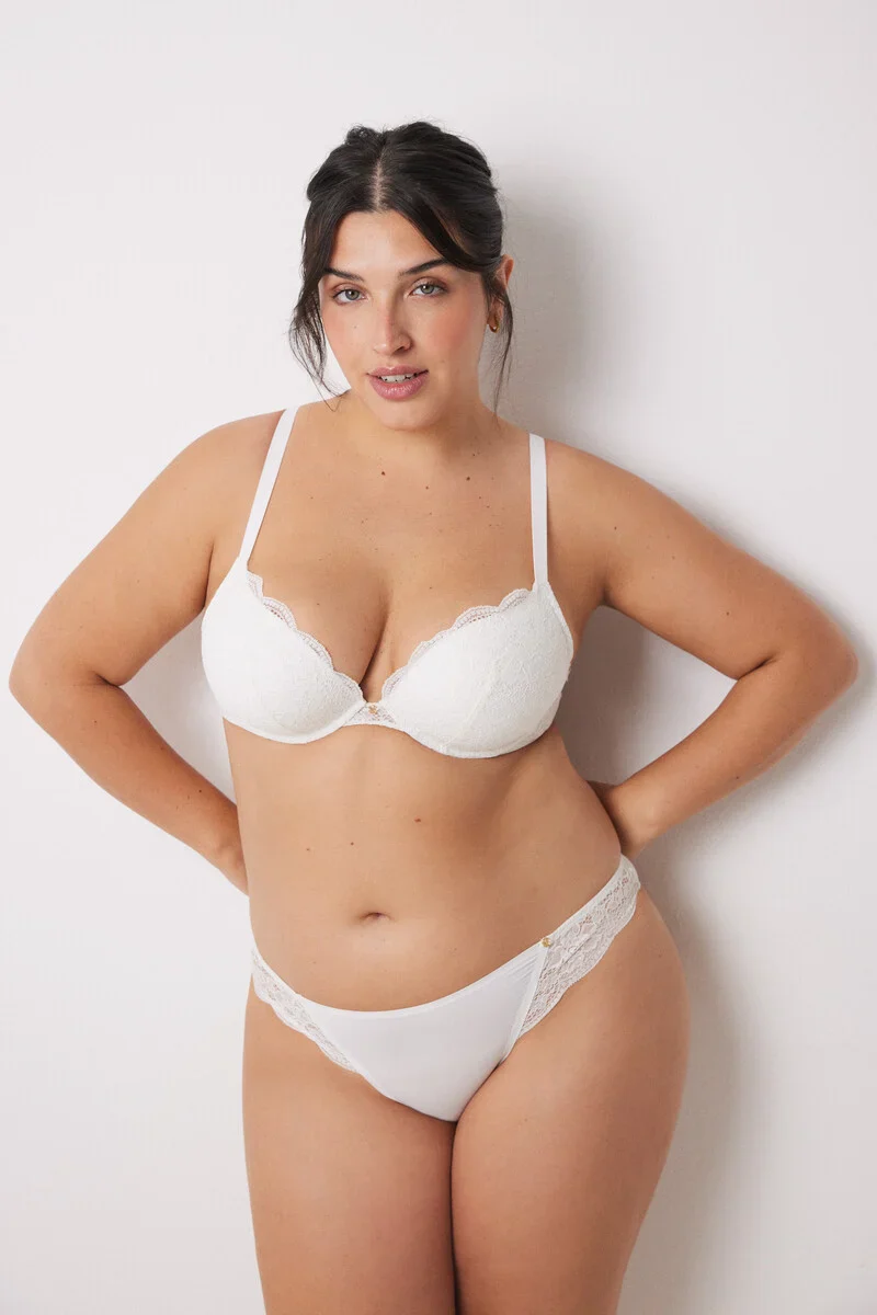 GORGEOUS White push up effect bra - Image 4