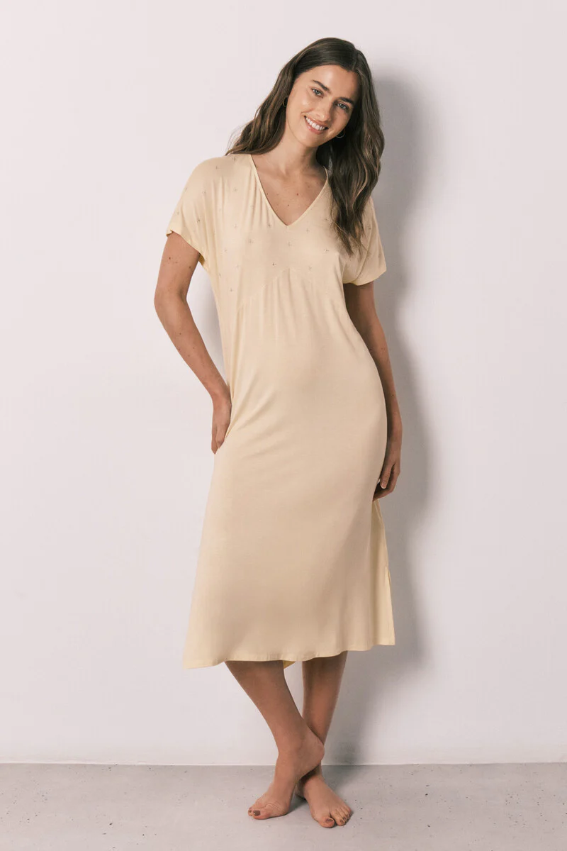Yellow short nightgown - Image 3